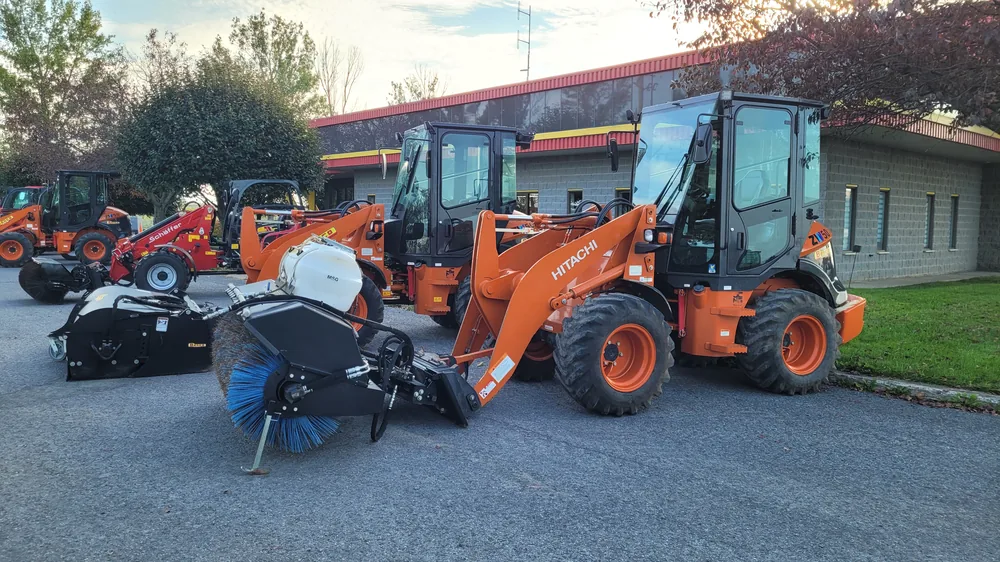Angle broom 84in