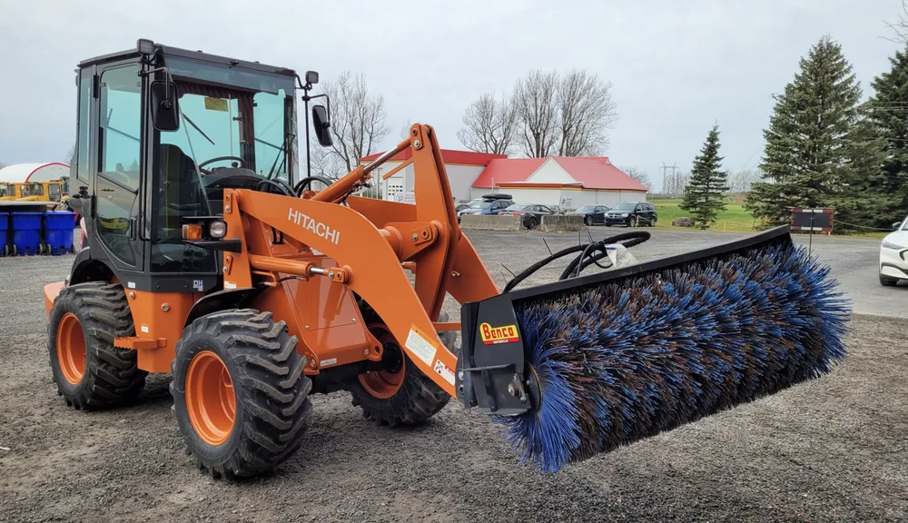 Angle broom 96in